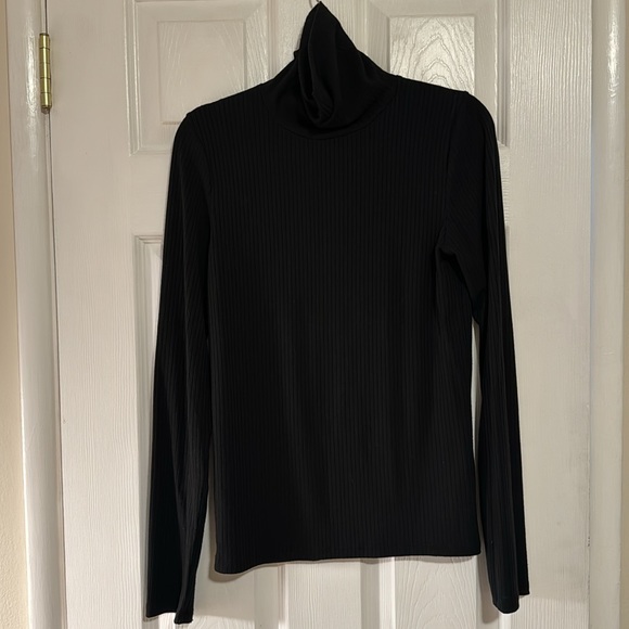 Madewell Lightweight Ribbed Turtleneck Top - Picture 3 of 7